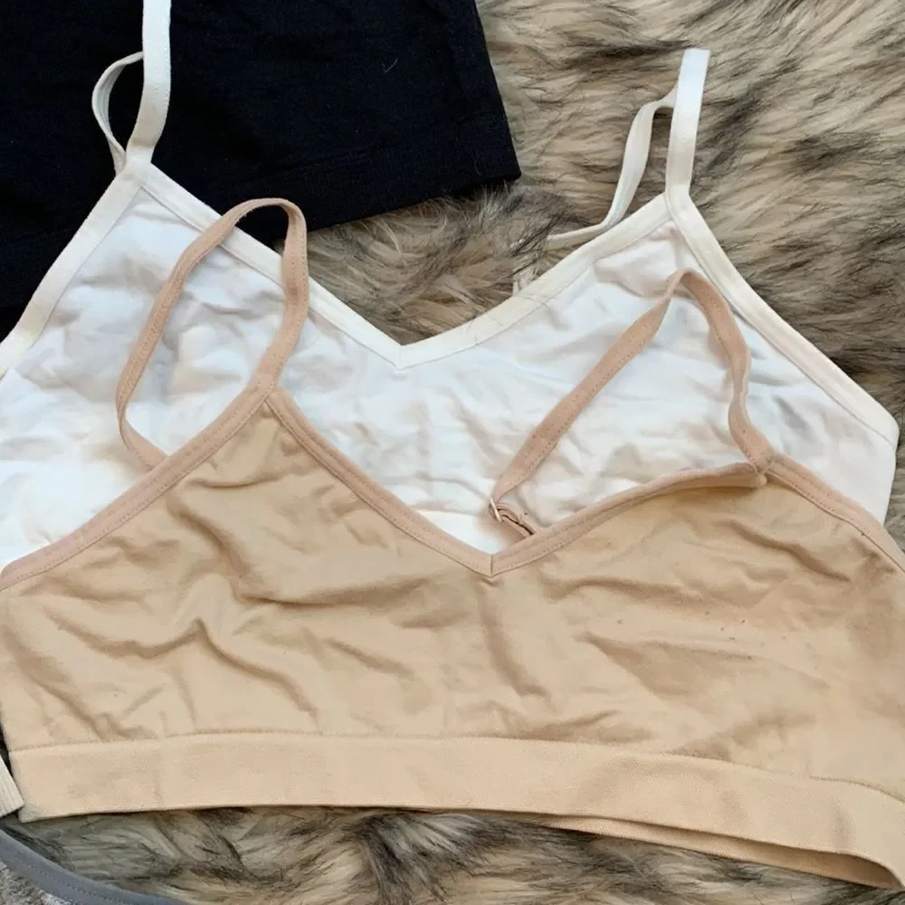 Lot of 7 Preteen bralettes Training Bra 32/M